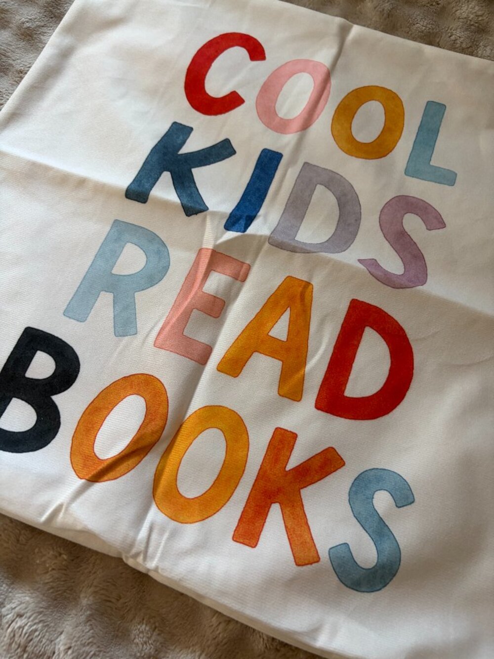Classroom Pillow Cover Double Sided Reading Nook Book Lover Teacher Gift class